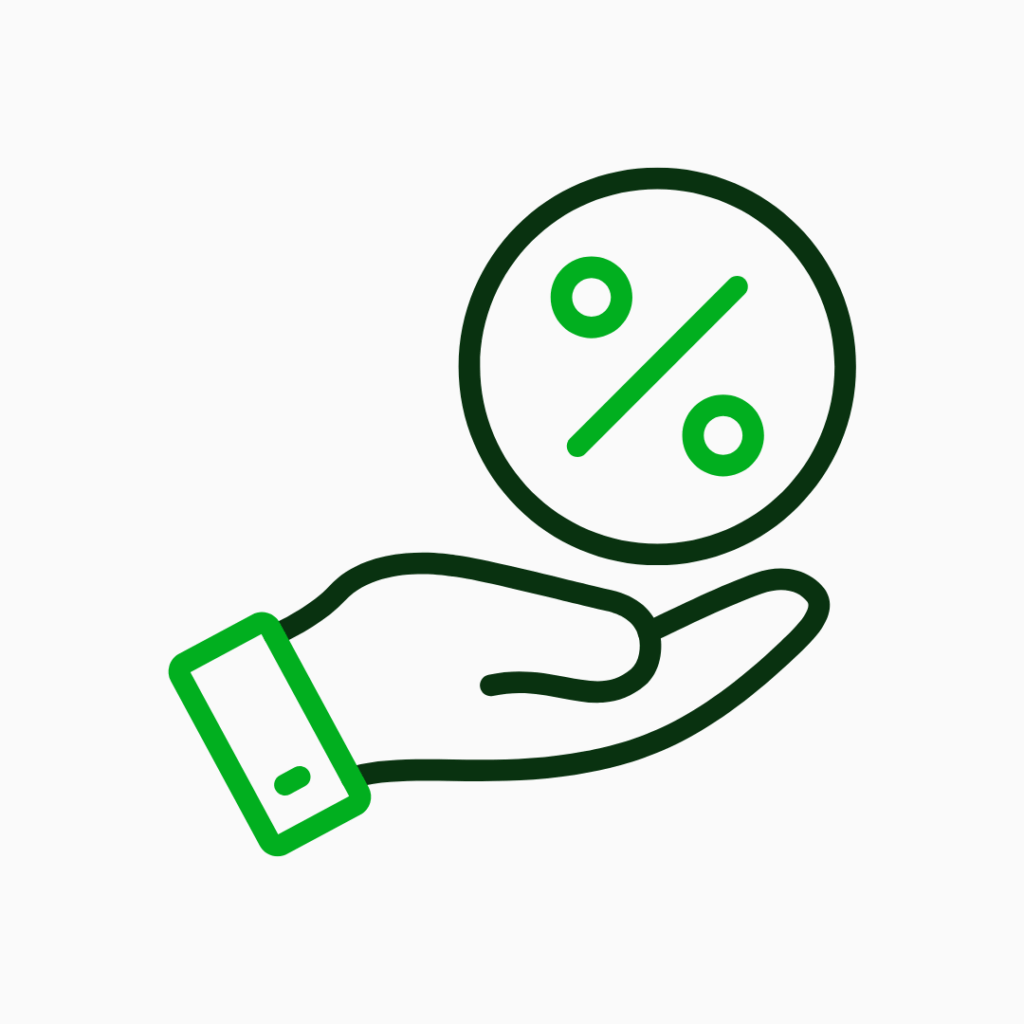 Image graphic depicting a sales commission